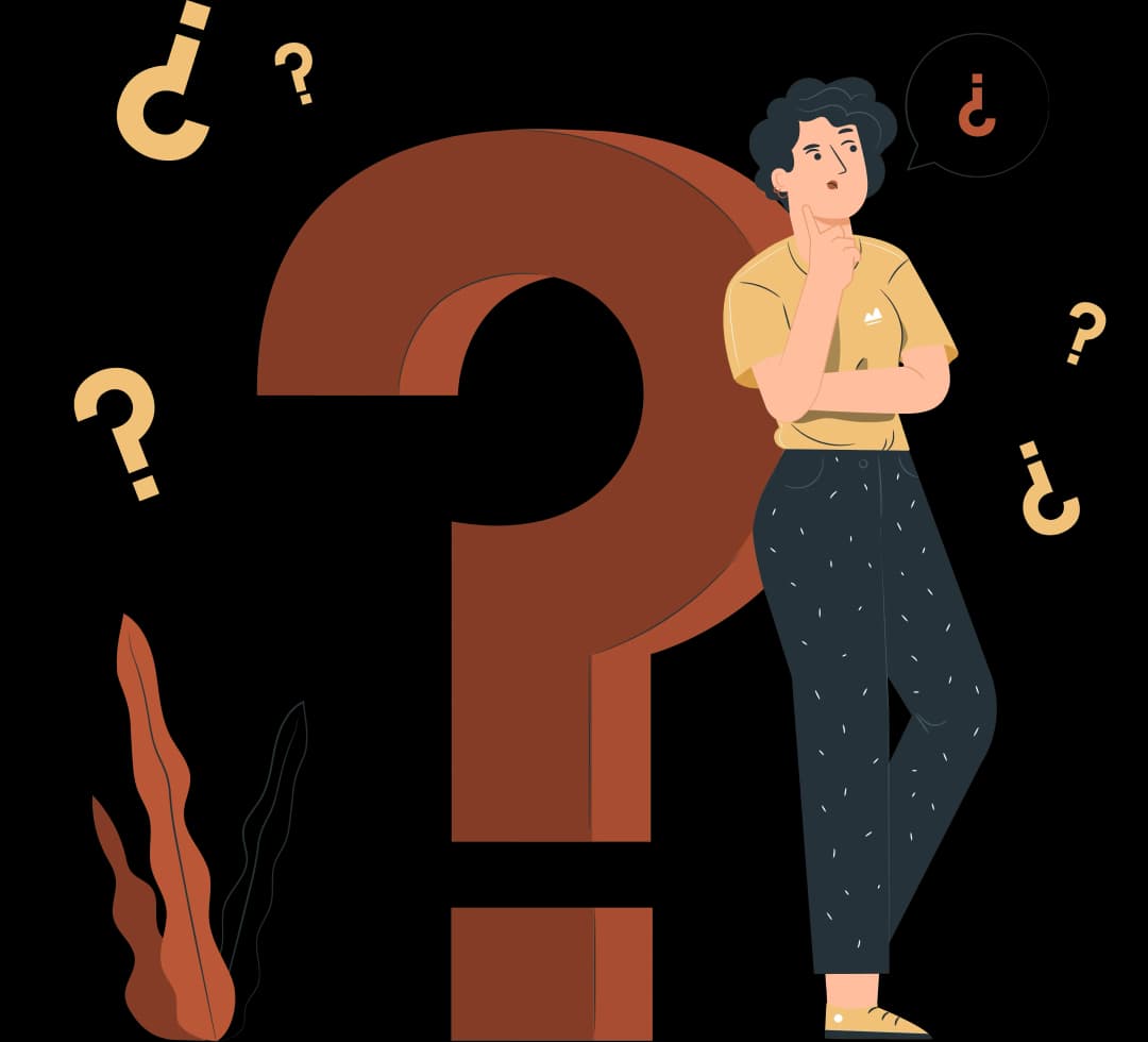 Person thinking illustration