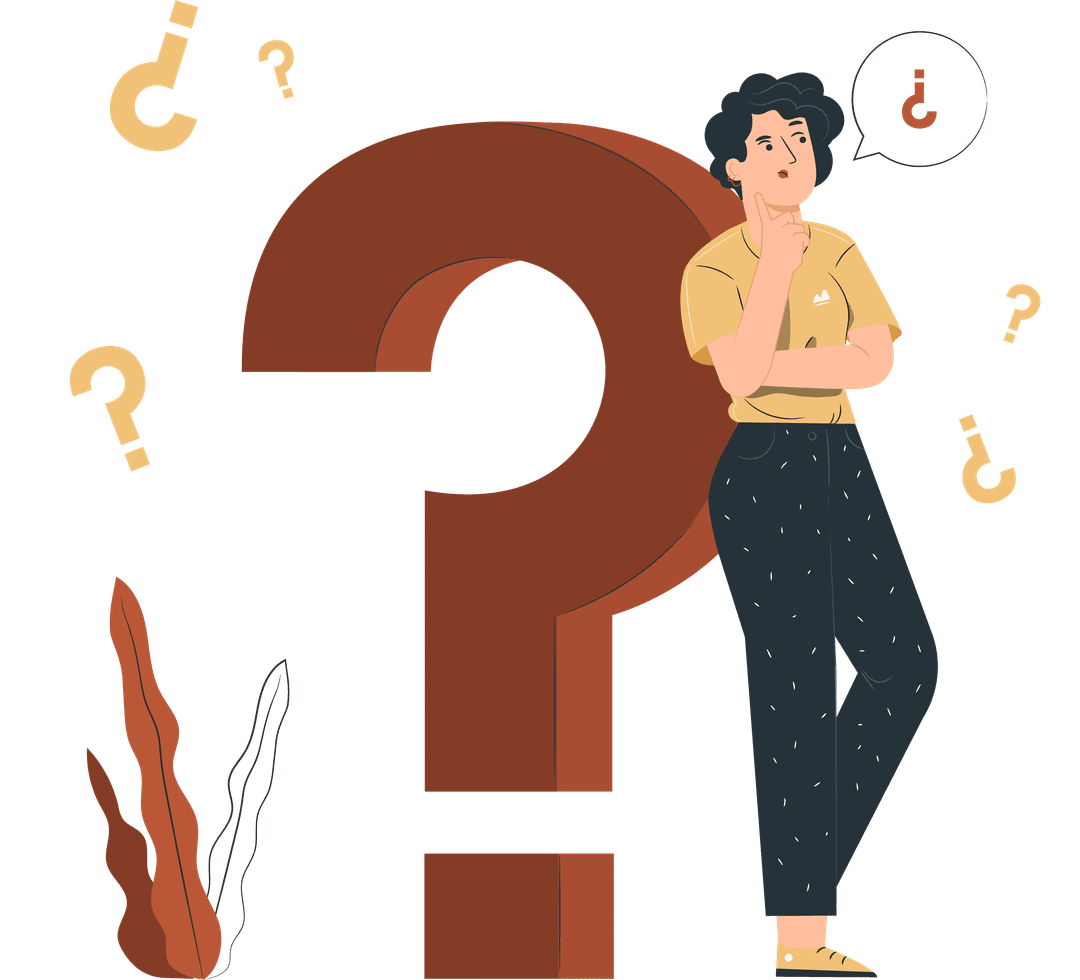 Person thinking illustration
