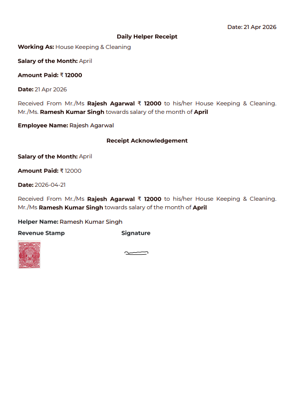 Daily Helper Template 2 preview