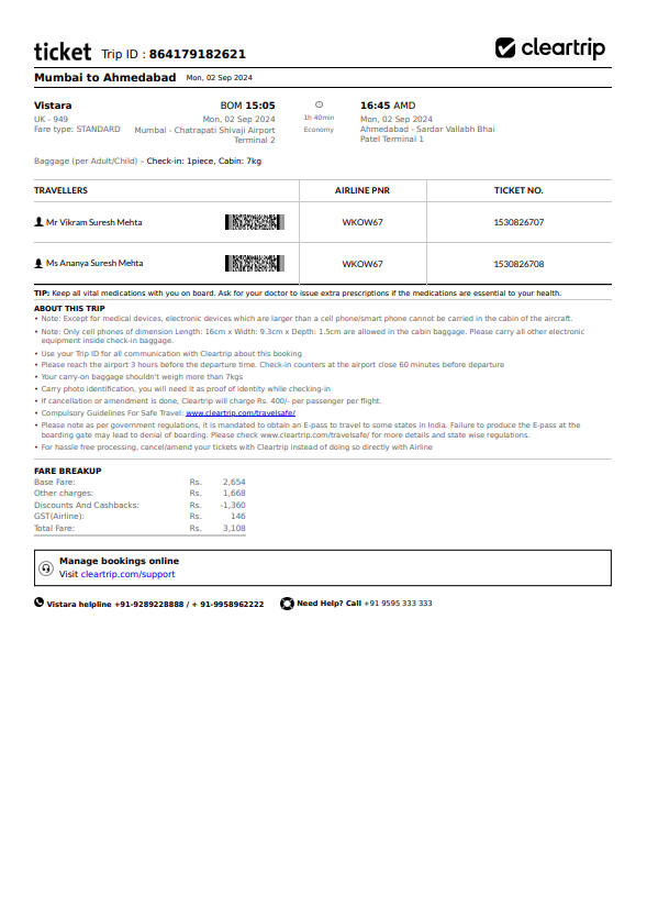 Cleartrip preview